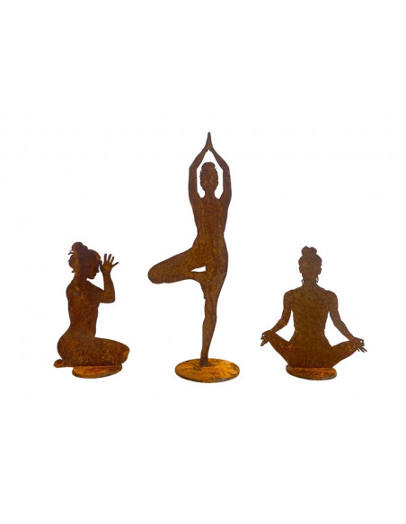 Yoga Deko Figuren Und Statuen Mit Yoga Und Meditation Positionen Yoga