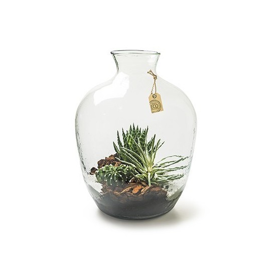 Eco Flaschenvase Magnum klein Höhe 46 cm 