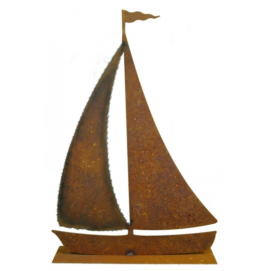 Segelschiff 60 cm Schweißrand Platte