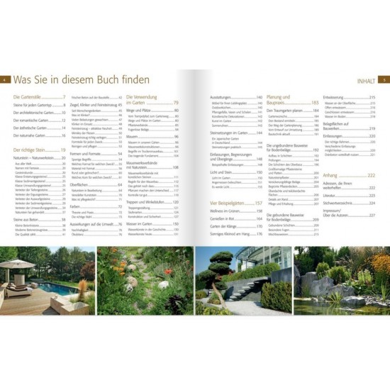  Gartengestaltung mit Stein - Das Praxisbuch Gartendeko Steindeko 