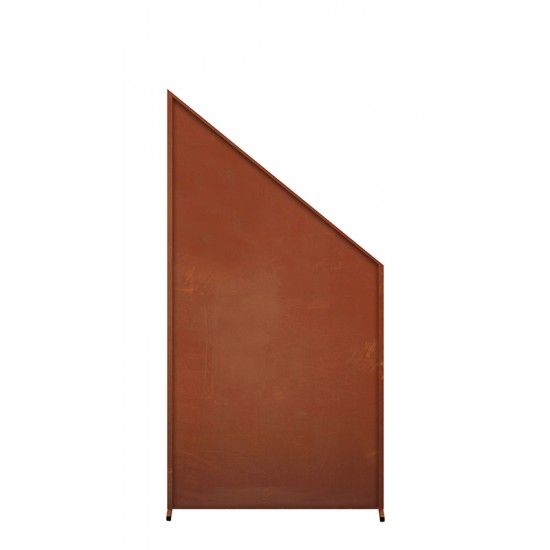 Edelrost Sichtschutzzaun - Modern Art Nr. 6 - Höhe 193 cm