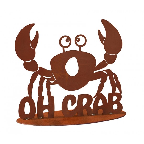 Edelrost Krabbe - Oh Crab - Höhe 25 cm