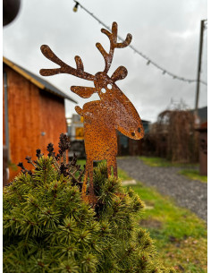 Buy Jäger Lebensgröße, Gartendeko, Edelrost