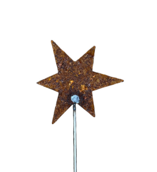 Weihnachtsdeko Gartenstecker Stern - Mini - 8 cm Ø 
Länge 50 cm
zum Stecken
Breite das Sterne 8 cm

Verleihe deinem Garten 