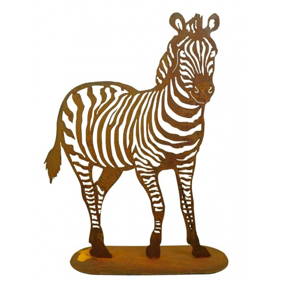 Große Tierfigur Zebra als wahrer Blickfang für den Garten