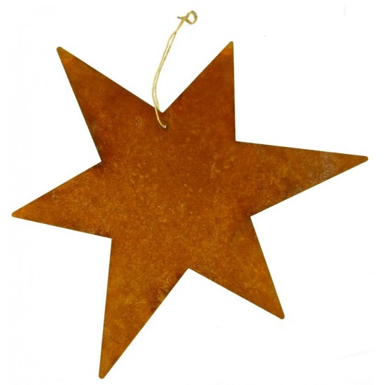 großer Rost Stern Ø 50 cm zum Aufhängen 