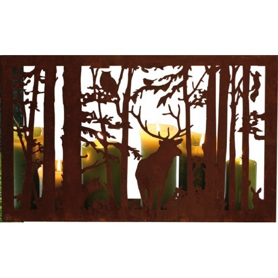 Waldszene "Wilder Wald" rechteckig 50 x 35 cm