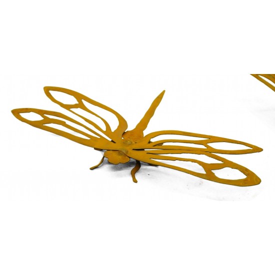 Edelrost Libelle "Dragonfly" klein Rostige Gartendeko