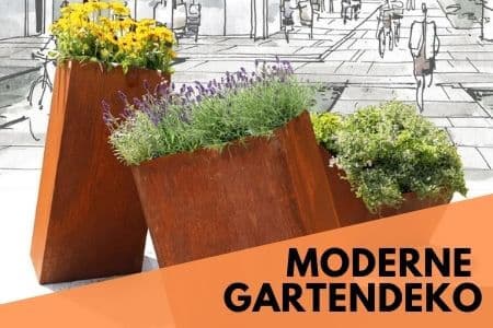 moderne Gartendeko